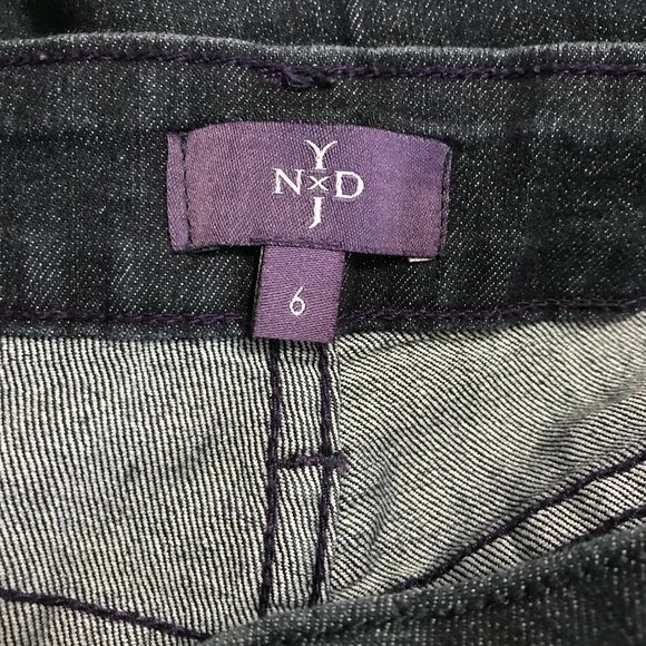 NYDJ Jeans Skinny Stretch Dark Wash Lift Tuck Technology Size 6 - Picture 5 of 8